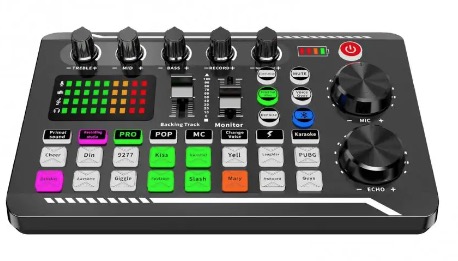 Placa de Sunet Live Q SK7 cu Mixer Audio Podcast si Schimbator de Voce